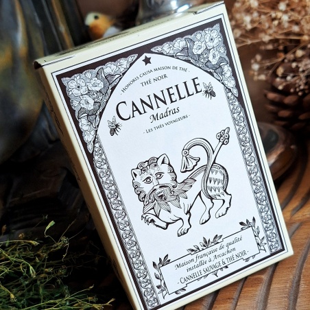 Cannelle Madras thé noir sachets individuels