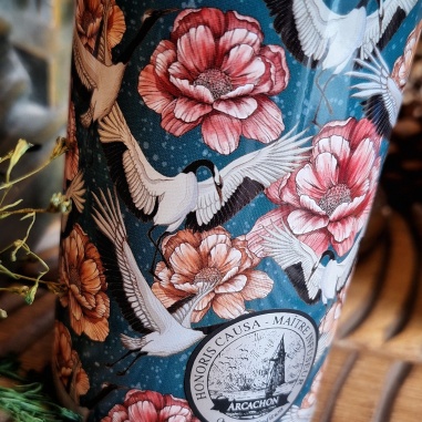 Boîte Tsuru (La grue), métal 100gr