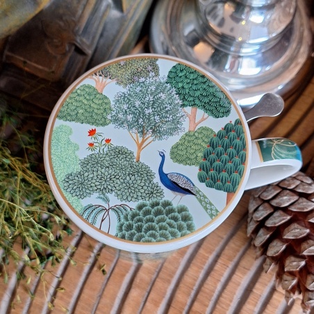 Tasse à couvercle jardin du poète +filtre