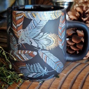 Tasse Chamane (plumes) 2