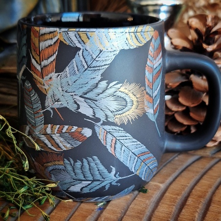 Tasse Chamane (plumes)