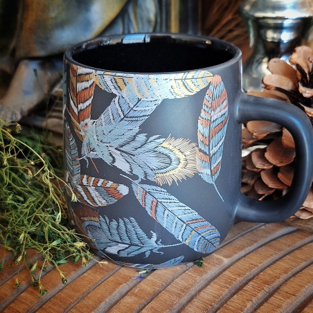 Tasse Chamane (plumes)