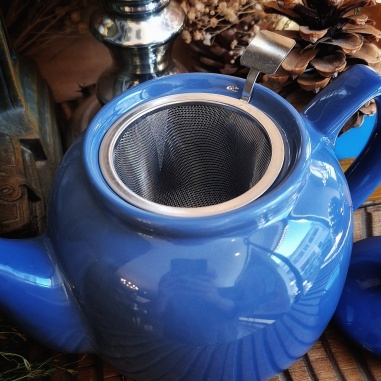 Théière Galway, 1,2L bleu océan