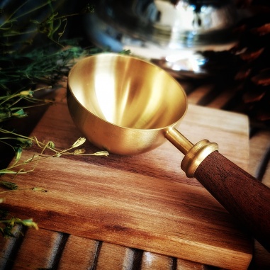 Mesure à thé 1857 cuivré