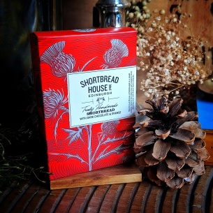 Shortbreads orange-chocolat biscuits thé