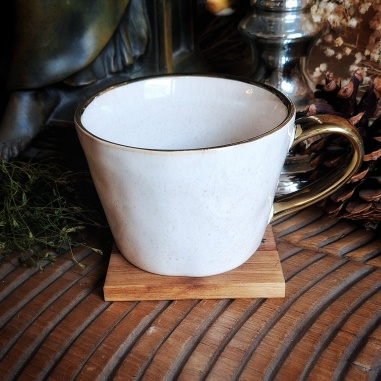 Tasse constellation ivoire